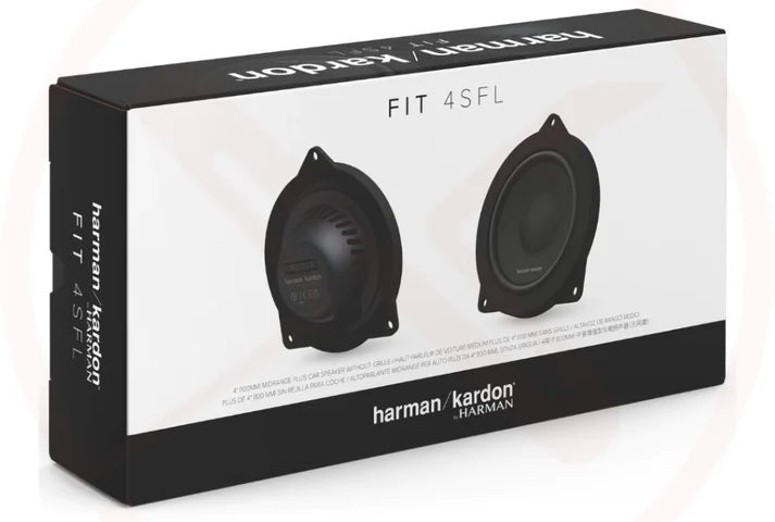 BMW/Mini (Plug & Play) Harman Kardon FIT 4SFL - Fit Series 4 Inch 360w MidRange Car Speakers  