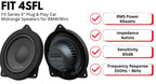 BMW/Mini (Plug & Play) Harman Kardon FIT 4SFL - Fit Series 4 Inch 360w MidRange Car Speakers  