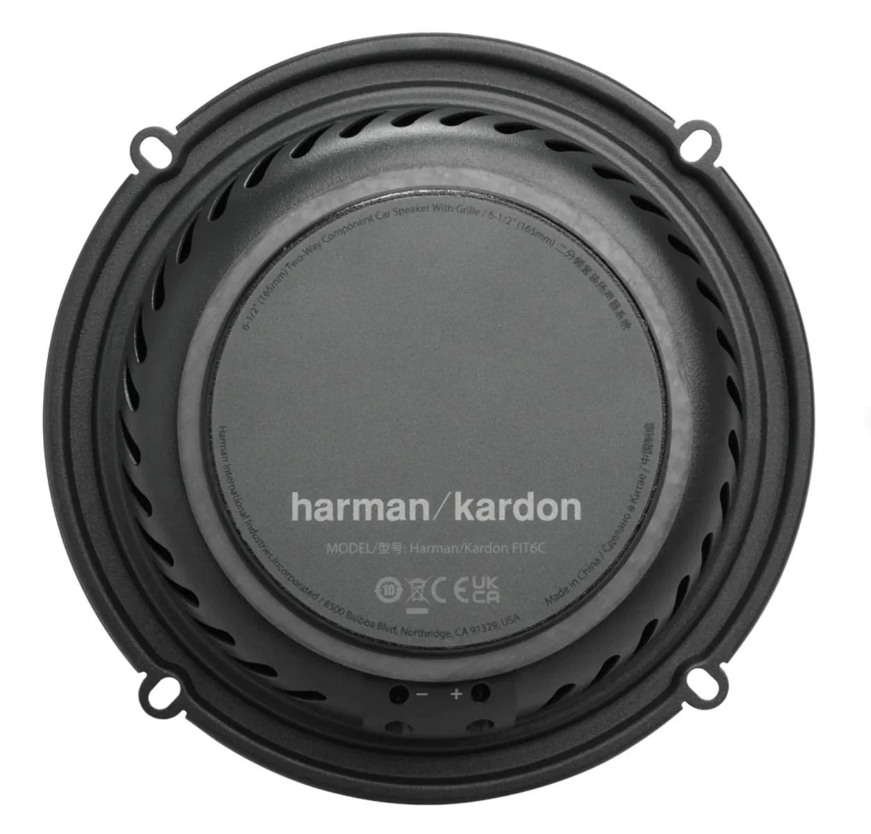 Harman Kardon FIT 6C - 6.5 Inch 2-Way Component Car Speakers 400W