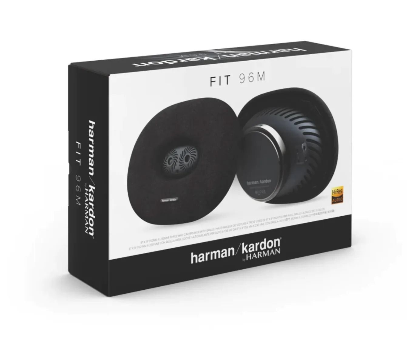 Harman Kardon FIT 96M - 6x9 Inch Hi-Res 3-way 440w Coaxial Car Speakers