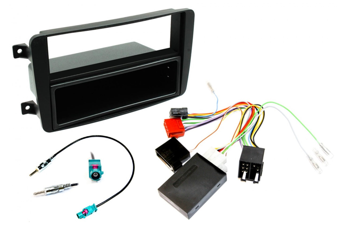 Mercedes C Class, CLK, Viano, Vito (AUDIO 10) Single/Double DIN complete stereo upgrade fitting kit FK-180
