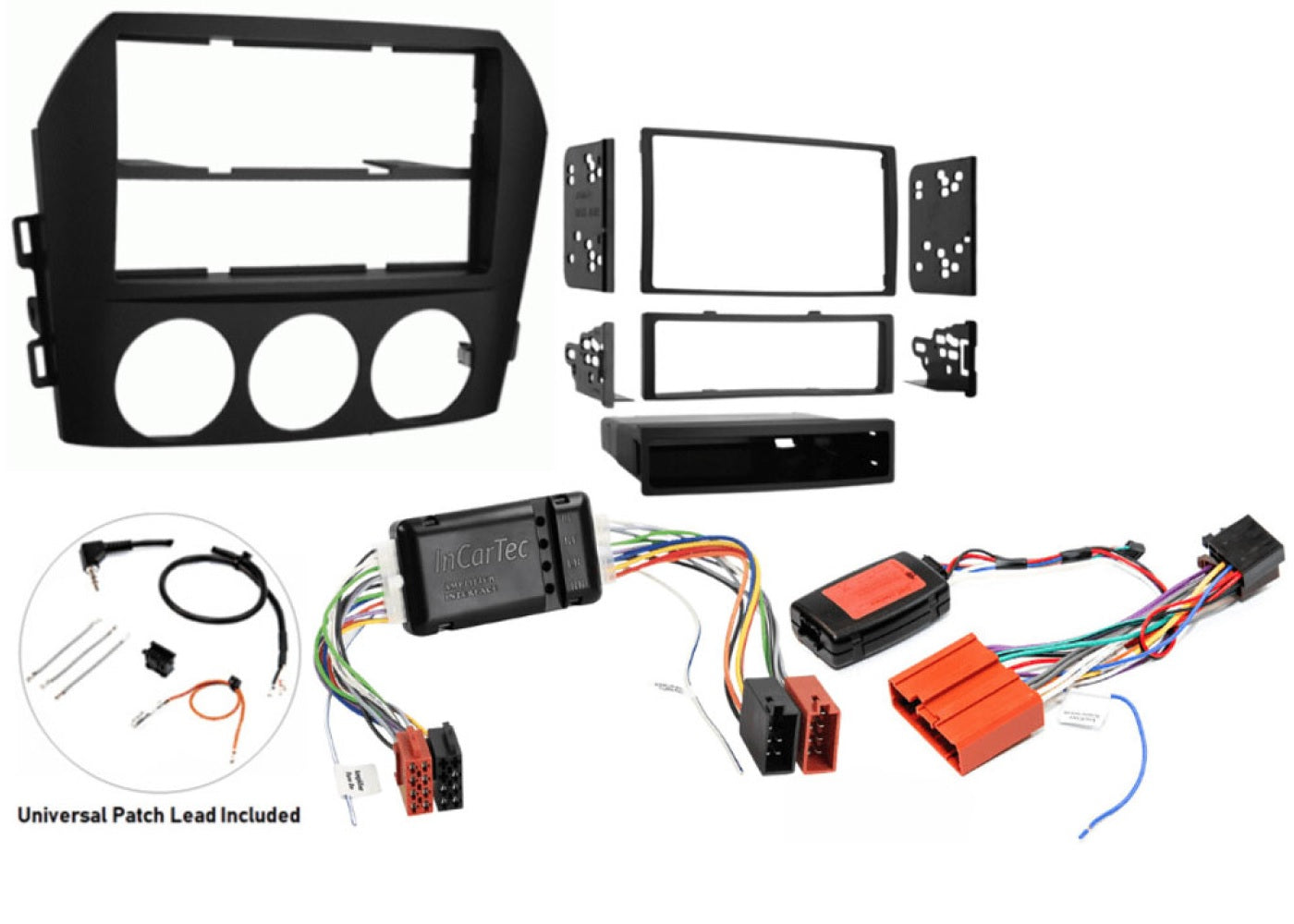 Mazda MX-5 (2006-2009) Single/Double DIN stereo upgrade fitting kit (WITH BOSE AUDIO) FK-262-BOSE
