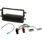 Dacia Duster, Dokker, Lodgy, Logan, Sandero Single DIN stereo fitting kit MATT BLACK (WITHOUT SWC) FK-391