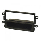 Dacia Duster, Dokker, Lodgy, Logan, Sandero Single DIN stereo fitting kit MATT BLACK (WITH SWC) FK-391-SWC