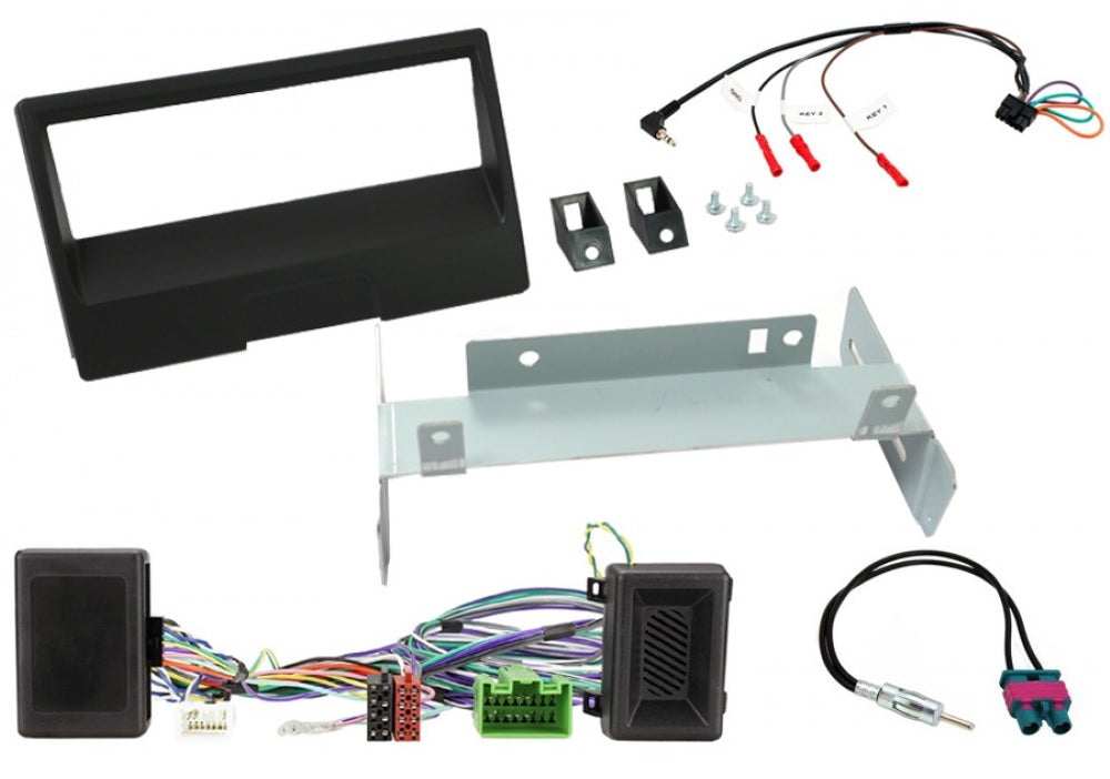 Volvo C30 C70 S40 V50 Amplified models Single Din Parking Sensor Stereo Fascia Fitting Kit FK-550-A