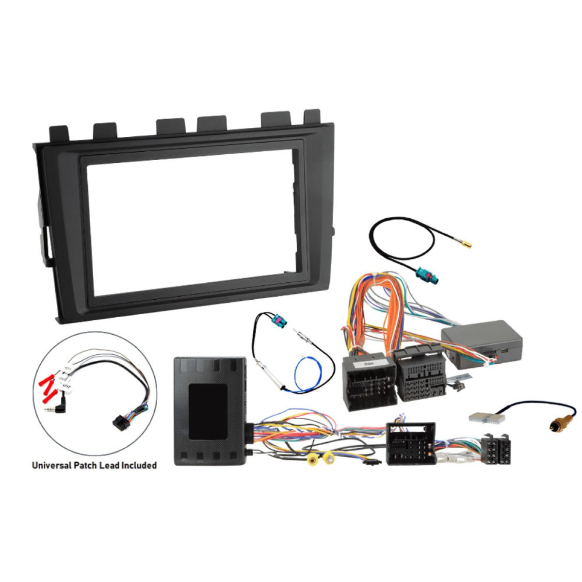 VW Transporter T6.1 Double DIN Stereo Fitting Kit with SWC, Camera & E-Call Retention FK-635-ECALL