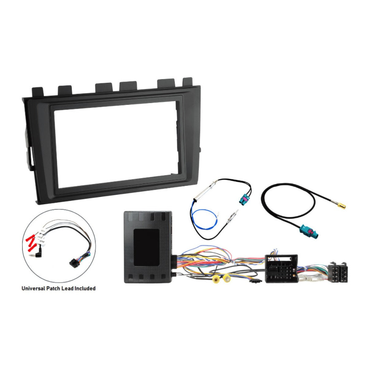 VW Transporter T6.1 Double DIN Stereo Fitting Kit with SWC & Camera Retention FK-635-CAM