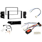 Nissan NV200 (2013 Onwards) Single/Double DIN car stereo upgrade fitting kit (MATT BLACK) FK-644