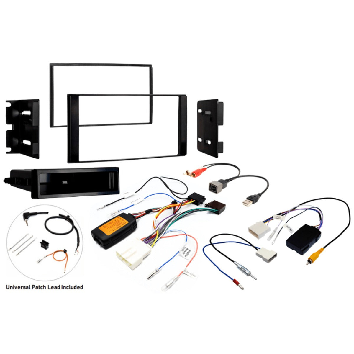 Nissan NV200 (2010-2019) Double DIN stereo upgrade fitting kit (WITH SWC AND CAMERA RETENTION) FK-644-SWC-CAM