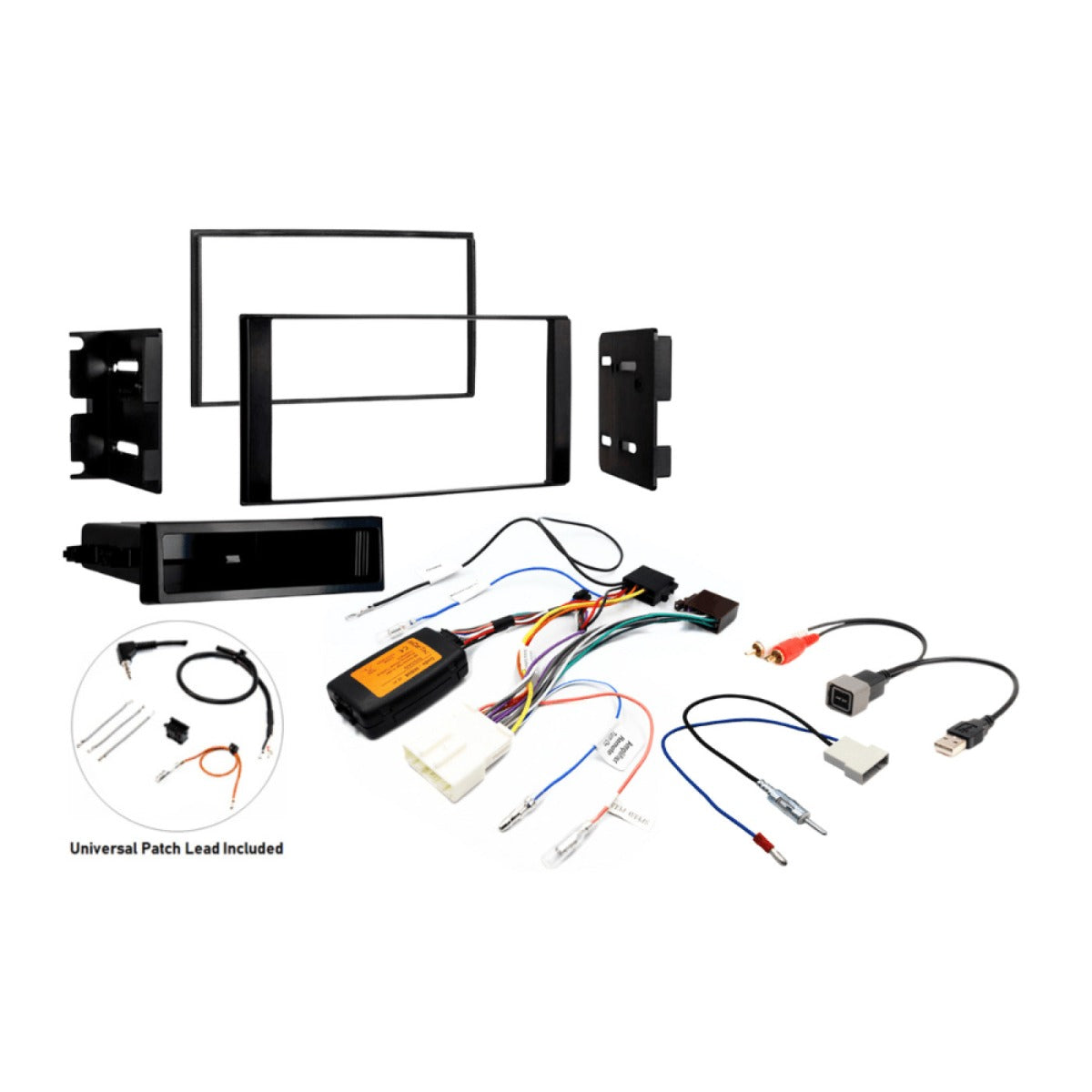 Nissan NV200 (2014-2019) Single/ Double DIN stereo upgrade fitting kit (WITH SWC AND USB RETENTION) FK-644-USB