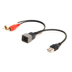 Nissan NV200 (2014-2019) Single/ Double DIN stereo upgrade fitting kit (WITH SWC AND USB RETENTION) FK-644-USB