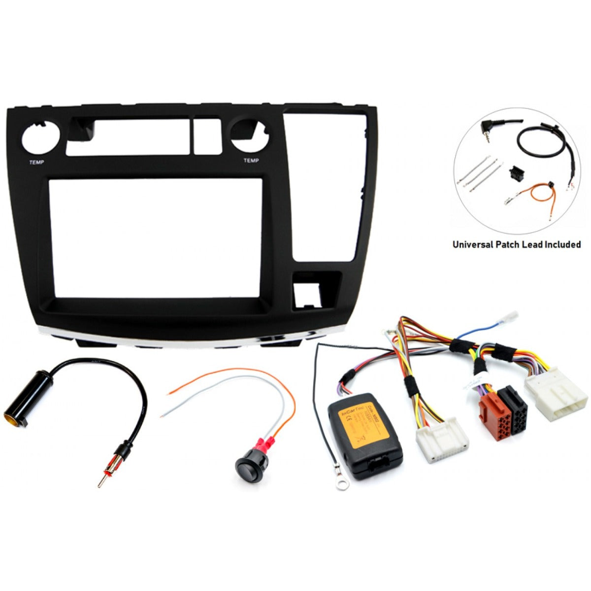 Nissan Elgrand E51 (Series 3) models with CARWINGS Double DIN Car Stereo Upgrade Fitting Kit FK-669-CWING