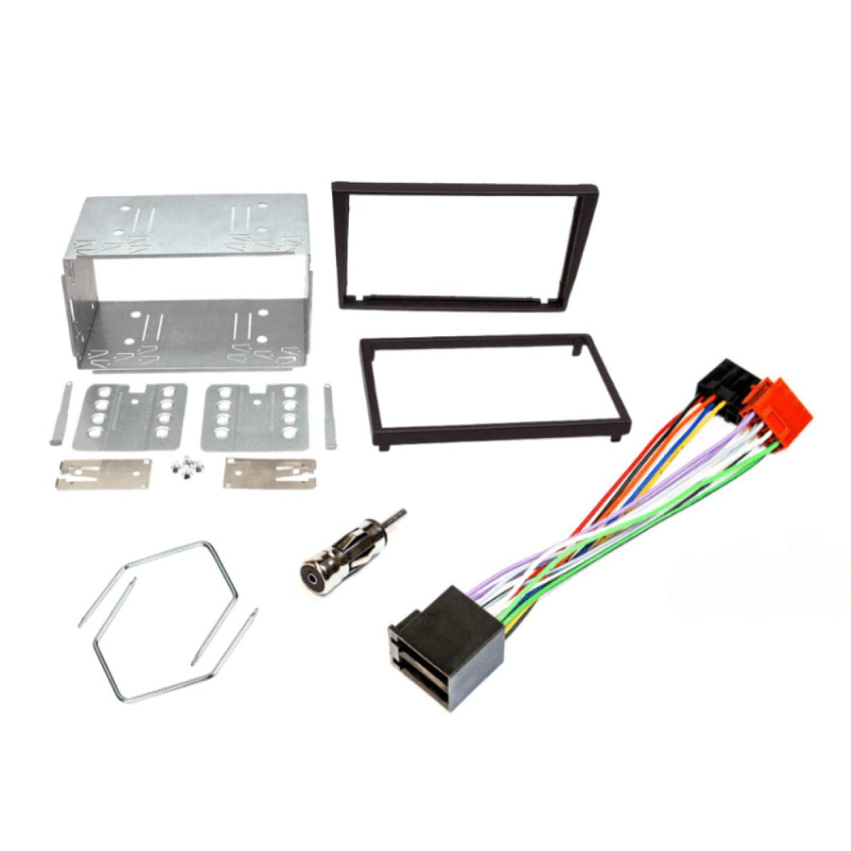 Vauxhall, Opel, Holden (Pre 2006/ ISO) Double DIN car stereo fitting kit (MATT BLACK/ WITHOUT SWC) FK-700-ISO