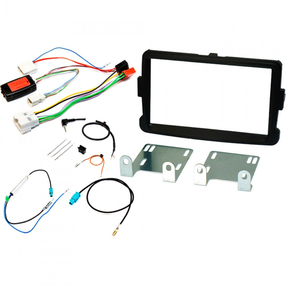Dacia Duster (2017 onwards) Complete Double DIN stereo upgrade fitting kit (MATT BLACK) FK-804-A