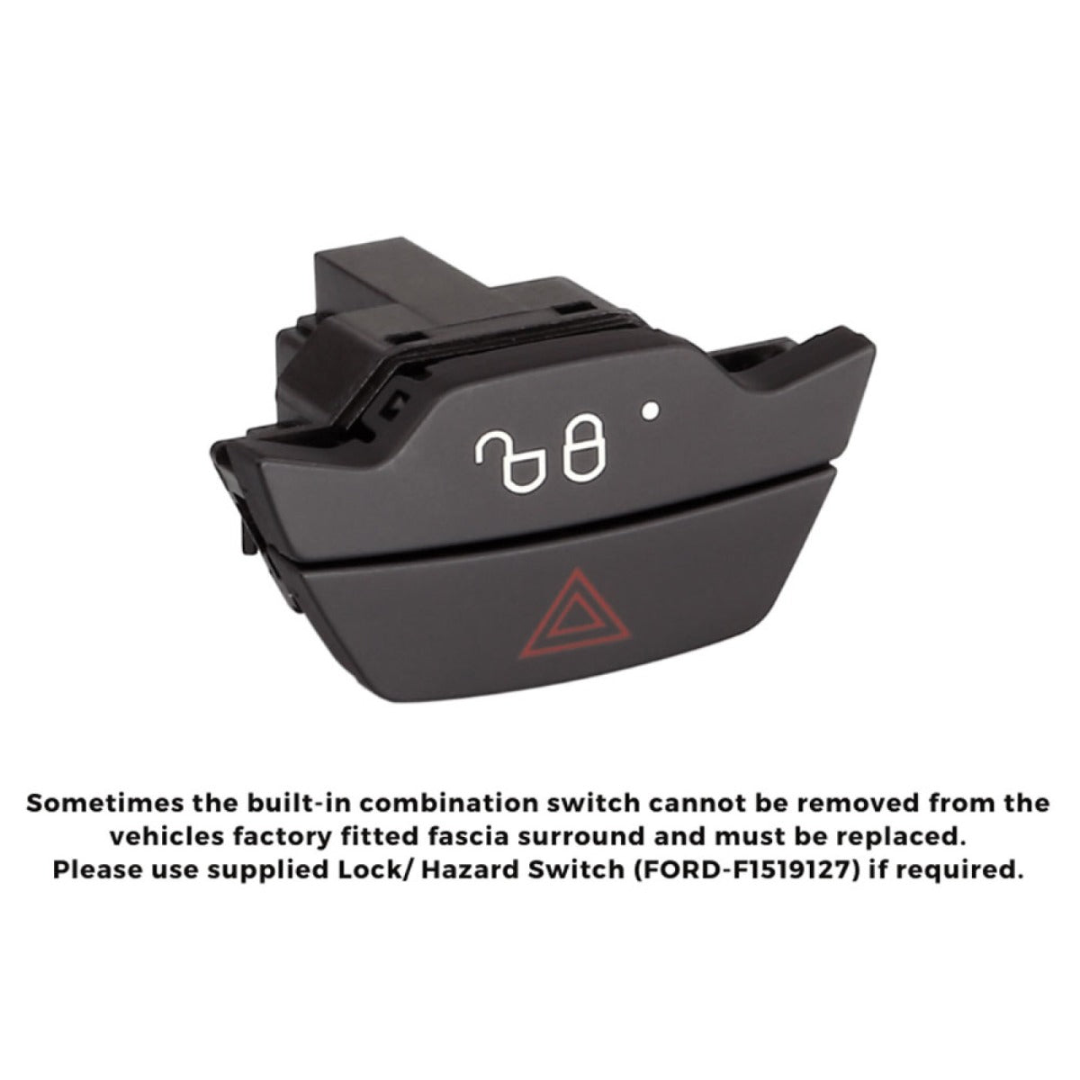 Ford C-Max (2010-2019) Kuga (2013-2019) Double DIN stereo upgrade fitting kit (WITH SWC/PDC/SWITCH) FK-892-SWITCH