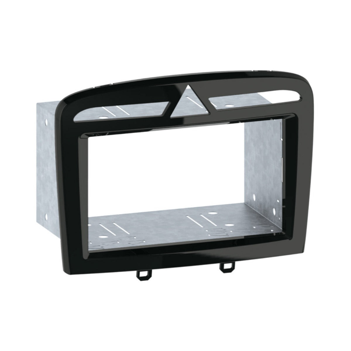 Peugeot 308 (2008-2013) Double DIN car stereo upgrade fitting kit (PIANO BLACK WITH SWC and PDC) FK-915/3-PDC