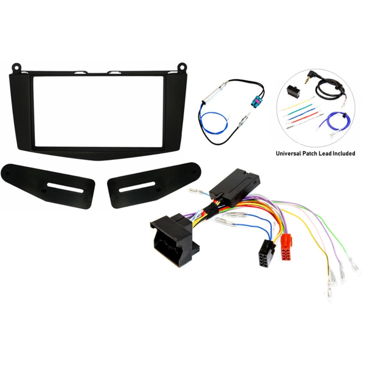 Mercedes C-Class W204 (2007-2011) Double DIN stereo upgrade fitting kit (WITHOUT SWITCHES) FK-921