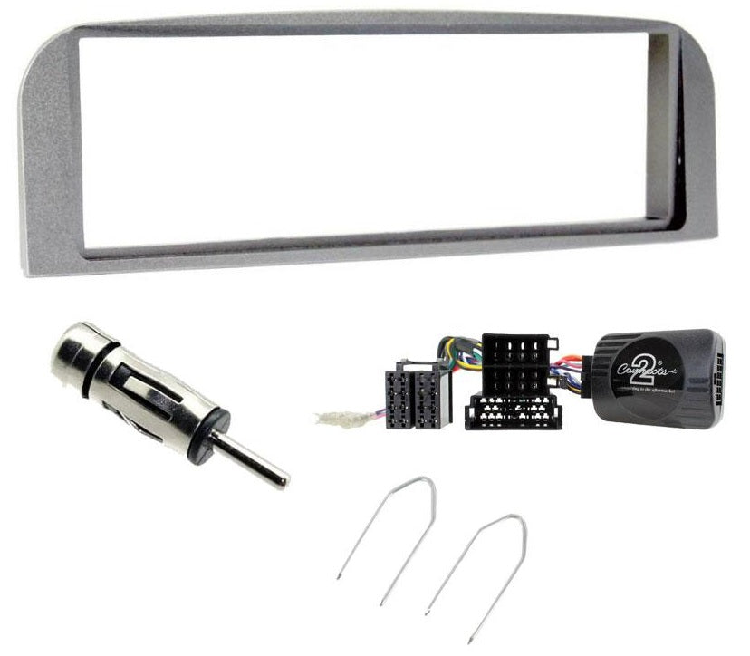 Alfa Romeo 147, GT CAN-BUS Dark Grey Car Stereo Fascia Panel Stalk Fitting Kit