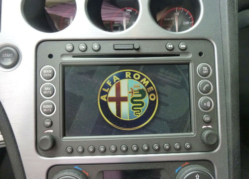 Alfa Romeo 159, Brera, Spider with Factory Navigation Double Din Stereo Fascia / Steering / Antenna Kit