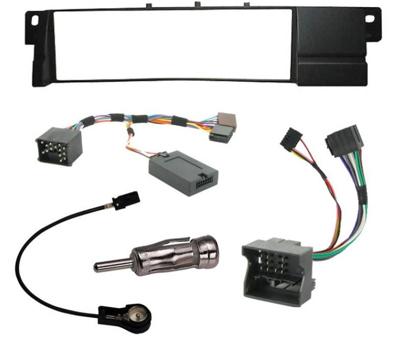 BMW 3 Series E46 (1999-2005) Car CD Stereo Fitting Kit Fascia, Steering Control, Aerial