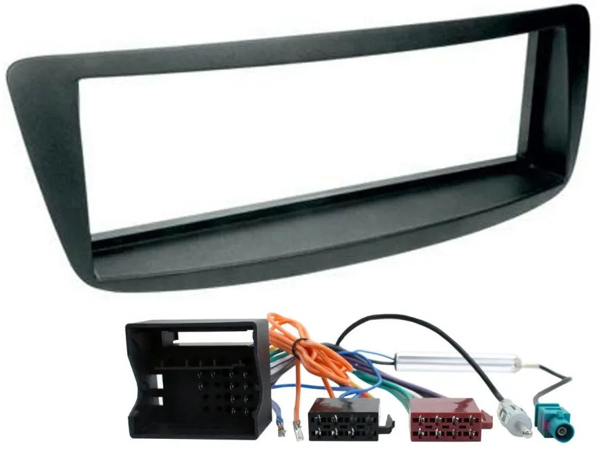 Citroen C1 Quadlock Connection Single Din Fascia / Wiring / Antenna Adapter Kit