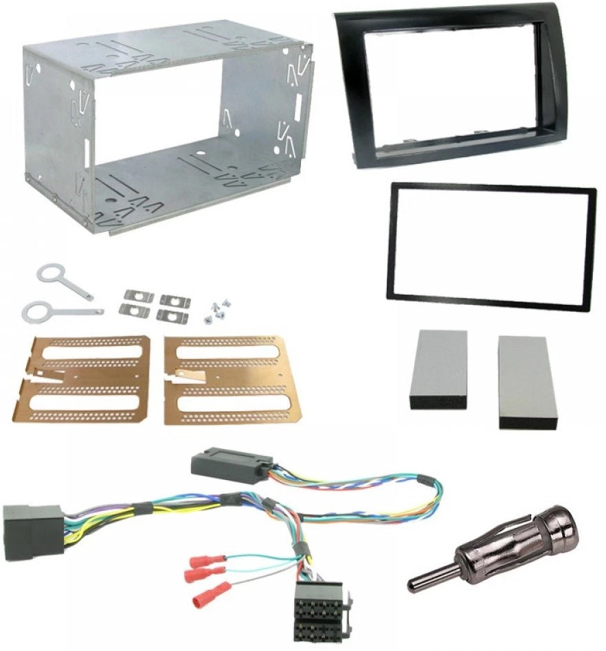 Fiat Bravo 2007 onwards Double Din Car CD Stereo Fitting Kit, Fascia Steering Stalk Adaptor