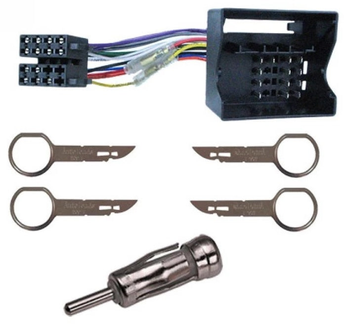 Ford C-Max, Connect, Fiesta, Focus, Fusion, Mondeo, Transit Car Stereo Fitting Kit Wiring Harness PC2-84-4, Aerial, Removal Keys