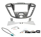 Ford Transit Custom Euro 6 2012-2018 Phoenix Silver with Colour Top Display Double Din Fitting Kit