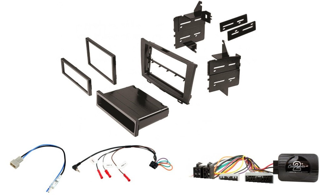 Honda CR-V 2007-2011 Single/Double Din Stereo Fascia Steering Antenna Fitting & Wiring Kit