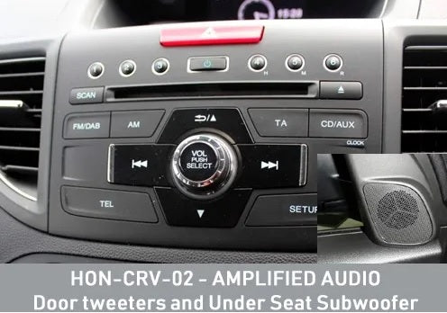 Honda CR-V 4th Gen 2012 - 2017 Non Nav with Amplifier / Single or Double Din Fitting Kit