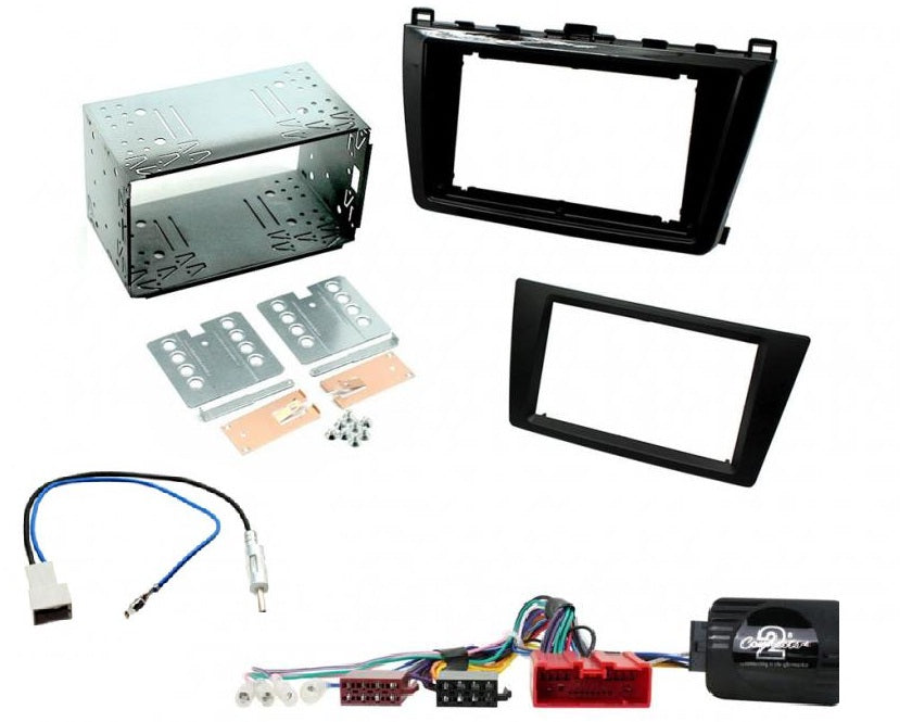 Mazda 6 2011 - 2013 Double Din Car NON BOSE Stereo Steering Antenna Stereo Kit