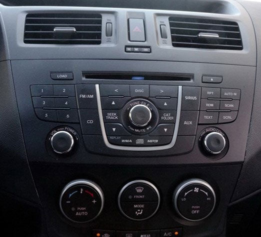Mazda 5 with Non-Bose 2010-2015 Double Din Car Stereo Fascia Steering Antenna Fitting Kit