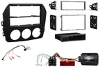 Mazda MX-5 2009-2015 NON BOSE Single / Double Din Fascia and Steering Control Fitting Kit