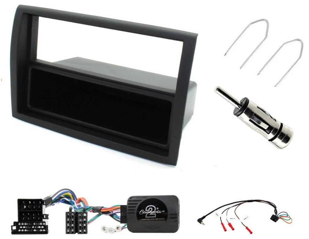 Peugeot Boxer 2008 - 2011 Single Din Fascia Steering Antenna Adapter Fitting Kit
