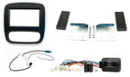 Vauxhall Trafic 2013 - 2015 Silver Piping Edge Double Din Stereo Fascia Steering Antenna Fitting Kit
