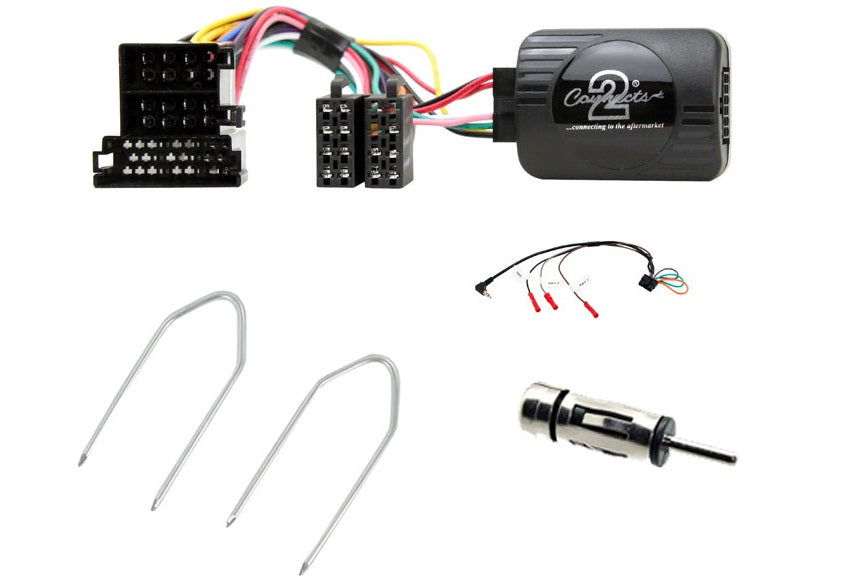 Renault Trafic 2006-2011 Single Din Stereo Fascia Steering Antenna Fitting Kit