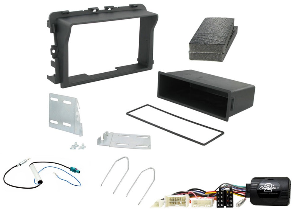 Renault Trafic 2011 - 2014 Din Stereo Fascia Steering Antenna Fitting Kit