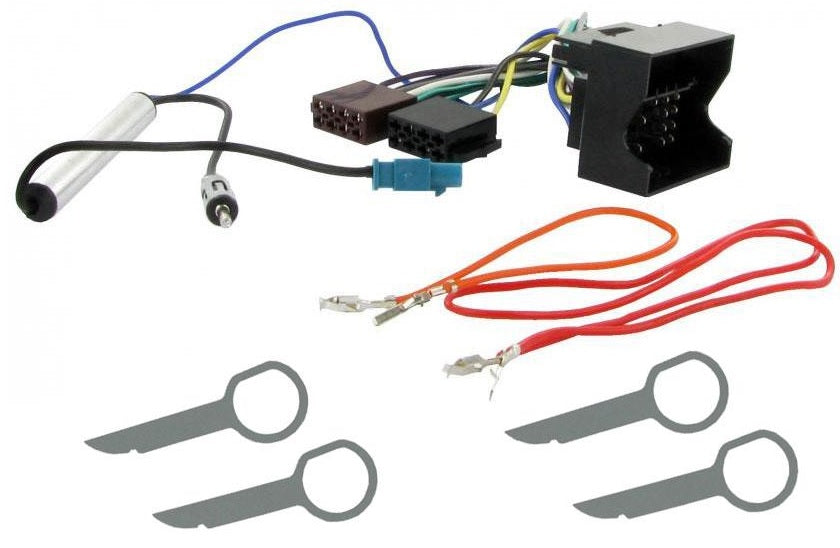 VW Polo 9N2 2005-2014 Double DIn Wiring Antenna Removal Keys Fitting Kit