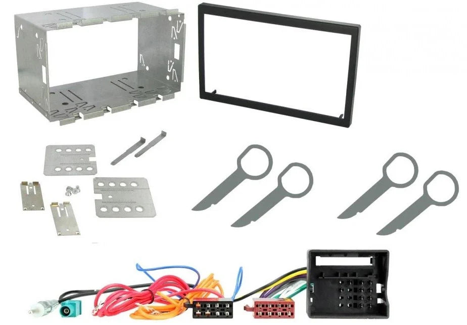 VW Polo 9N3 2005 - 2009 Stereo Double Din Fascia Antenna Fitting Kit