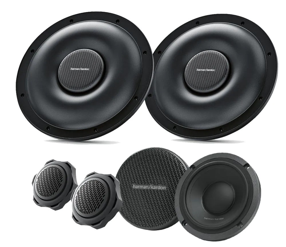 Harmon Kardon FLOW 8" (200mm) 3-Way Car Component Speakers