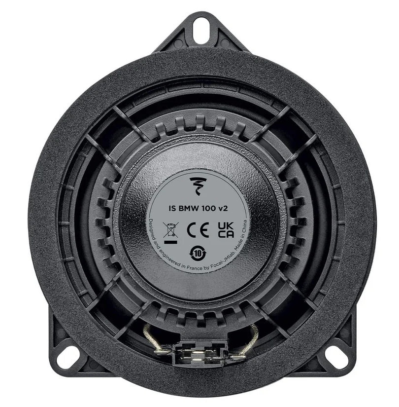 Focal ISBMW100-V2 Custom Fit 4" 100mm 2 Way Component Speaker System 80 Watts