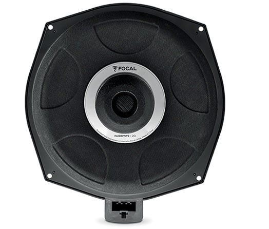 Focal ISUBBMW 2 - 8" Underseat 2-Ohm Subwoofer Kit for BMW 1, 3, 5, 6, 7 Series and X1 Z4
