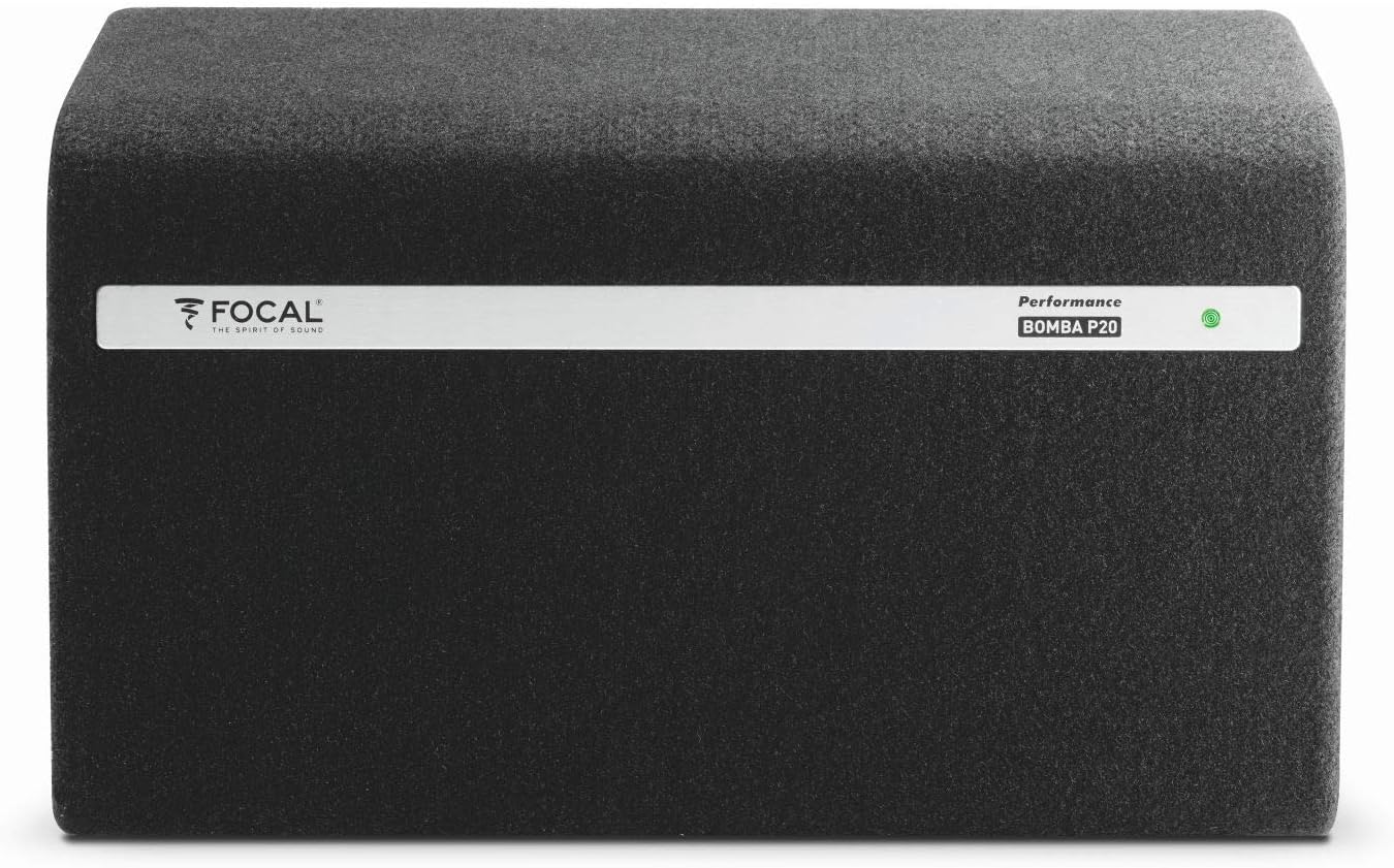 Focal Bomba BP20 8-inch Compact Active Class D Amplified Subwoofer Enclosure w/ 8G KIT