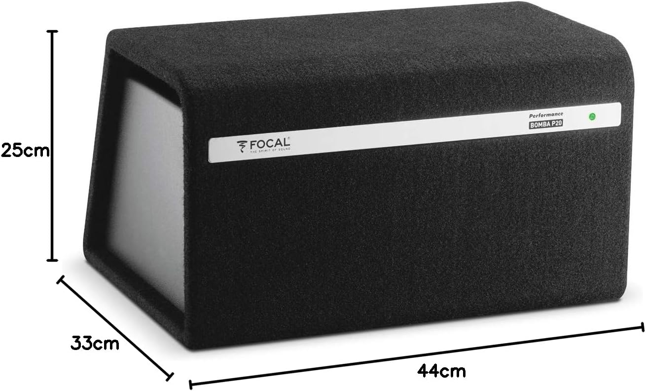 Focal Bomba BP20 8-inch Compact Active Class D Amplified Subwoofer Enclosure w/ 8G KIT