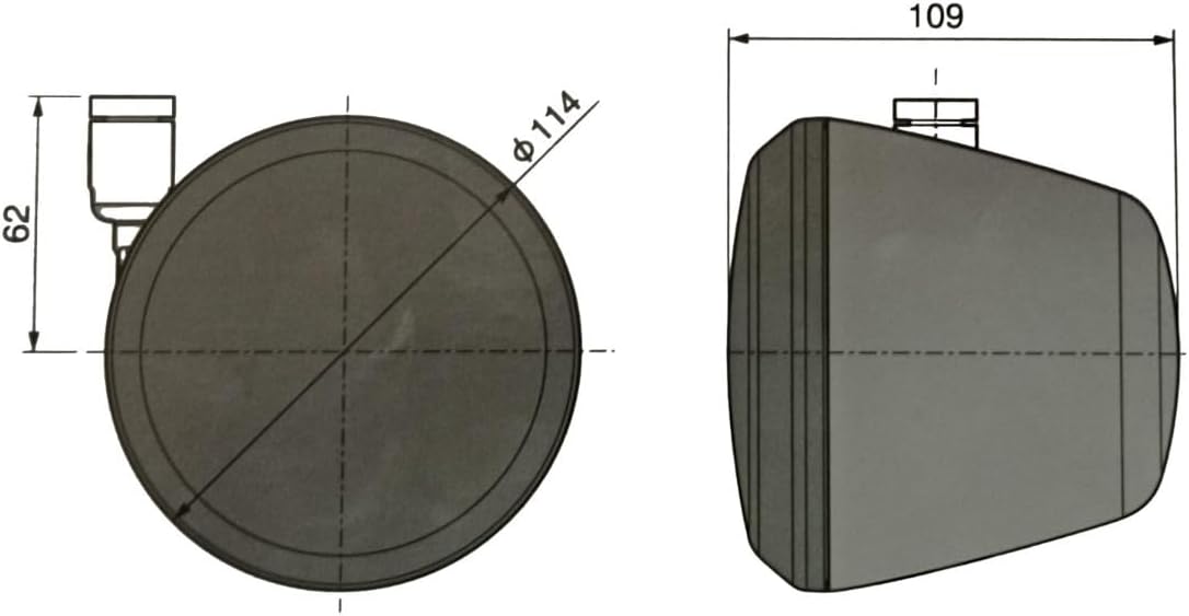 Pioneer TS-STX080 Motorhome Satalight Pod speaker Unique fixing Pod Speakers (Pair)