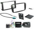 Ford Focus , Galaxy, Kuga, Mondeo, S-Max 2006 onwards Piano Black Double Din Fascia / Stalk Control and Antenna Kit