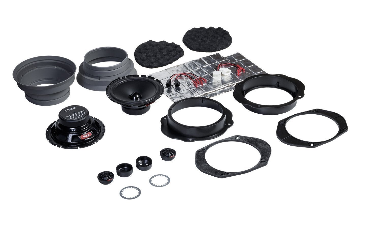 Vibe OPTIFORD6-V8 Optisound Ford Optisound 6 Inch Speaker Upgrade Custom Fit 6.5" 2-Way Ford Upgrade Component Speakers