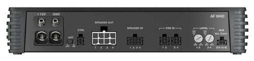 Audison Forza AF M4D Amplifier 4 Channel Bridgeable Class D Amp 1040w RMS