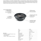 Focal FRAK K2M Power M Series 1-1/4" 'M'-profile inverted dome tweeters