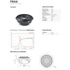 Focal FRAK K2M Power M Series 1-1/4" 'M'-profile inverted dome tweeters
